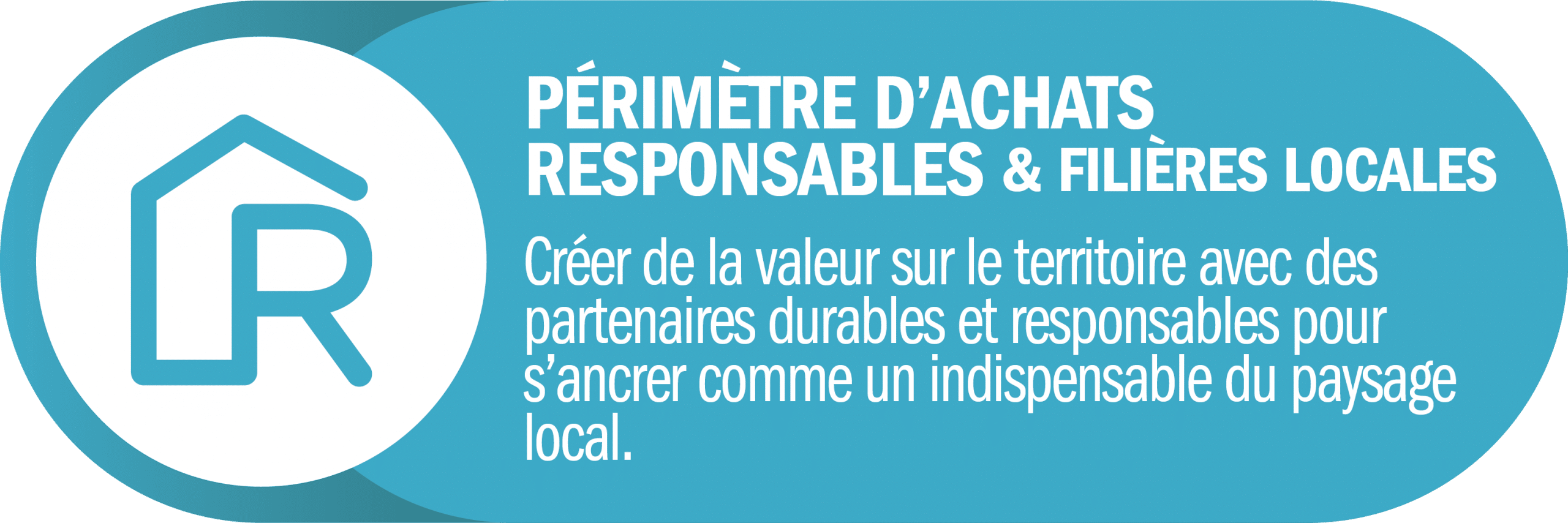 UNE AMBITION LOCALE « Créer de la valeur sur le territoire et s'ancrer comme un indispensable du paysage local. »