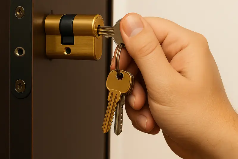 changer un barillet de porte