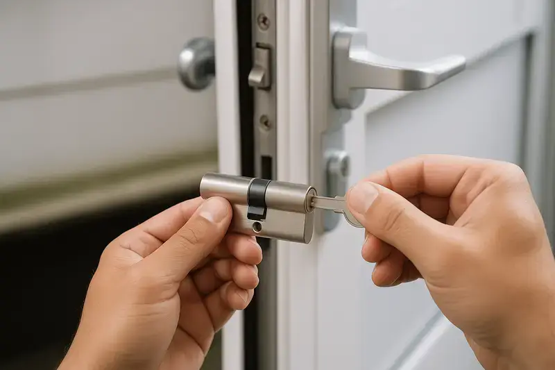 Comment mesurer un cylindre de serrure ?