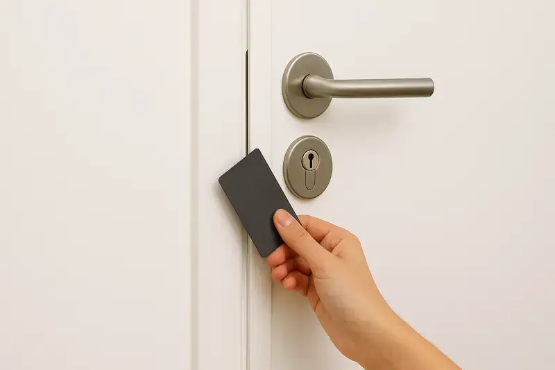 Ouvrir une porte claquée sans radio