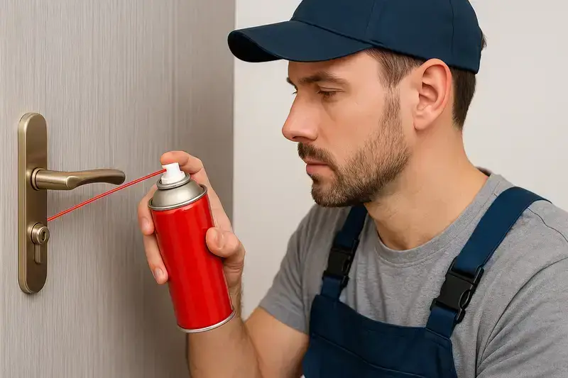Utilisation du lubrifiant et du dégrippant pour faciliter l’extraction