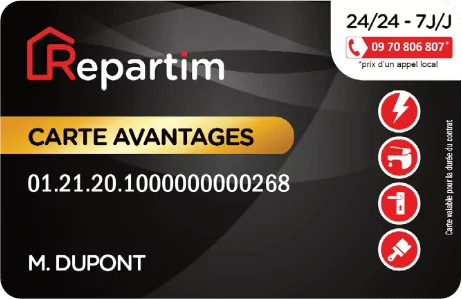 carte avantage modèle