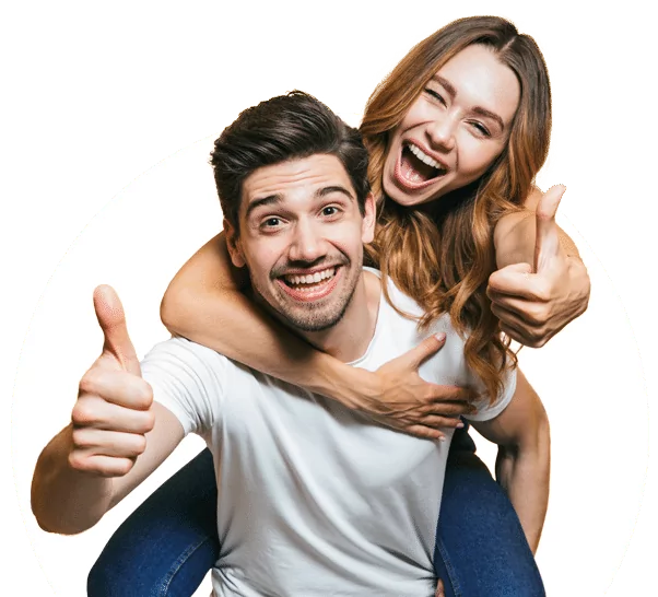 couple souriant clients avantages Repartim